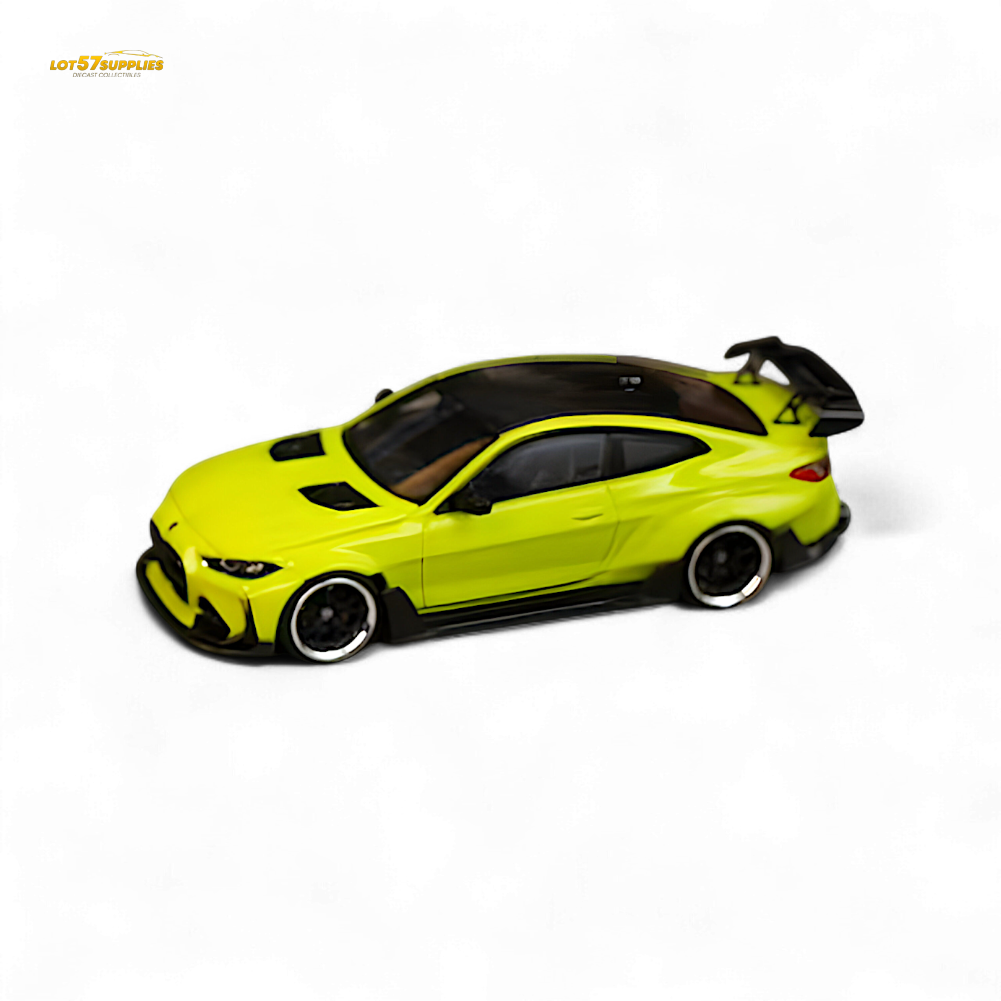 SW BMW G82 M4 Wide-Body Modified - Sao Paulo Yellow 1:64 Main image