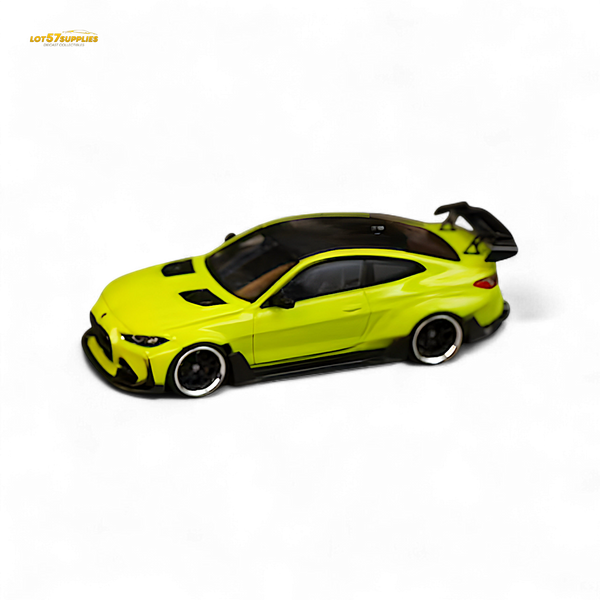 SW BMW G82 M4 Wide-Body Modified - Sao Paulo Yellow 1:64