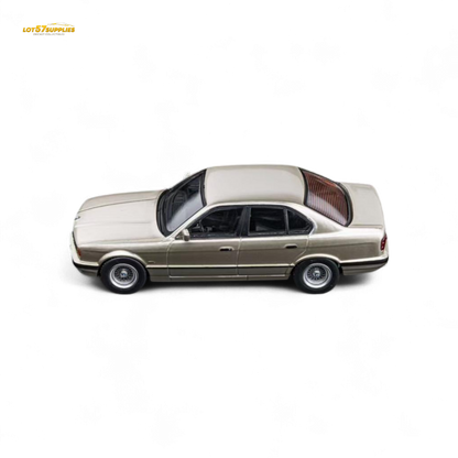 (Pre-Order) DCM BMW E34 5-Series Sedan - Cashmere Beagle Gold 1:64