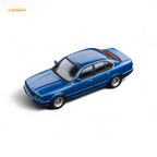 (Pre-Order) DCM BMW E34 5-Series Sedan - Avis Metallic Blue 1:64