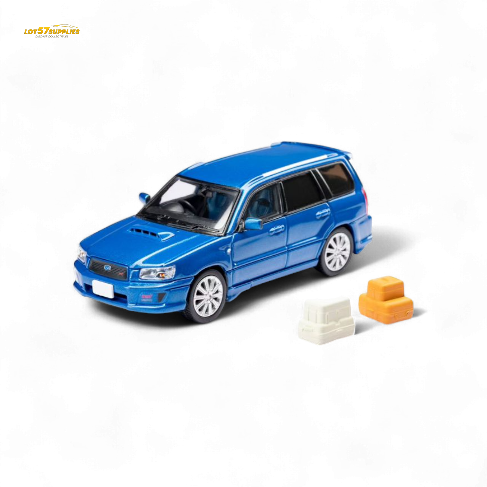 ModelModel Subaru Forester SG9 STI - Rally Blue 1:64