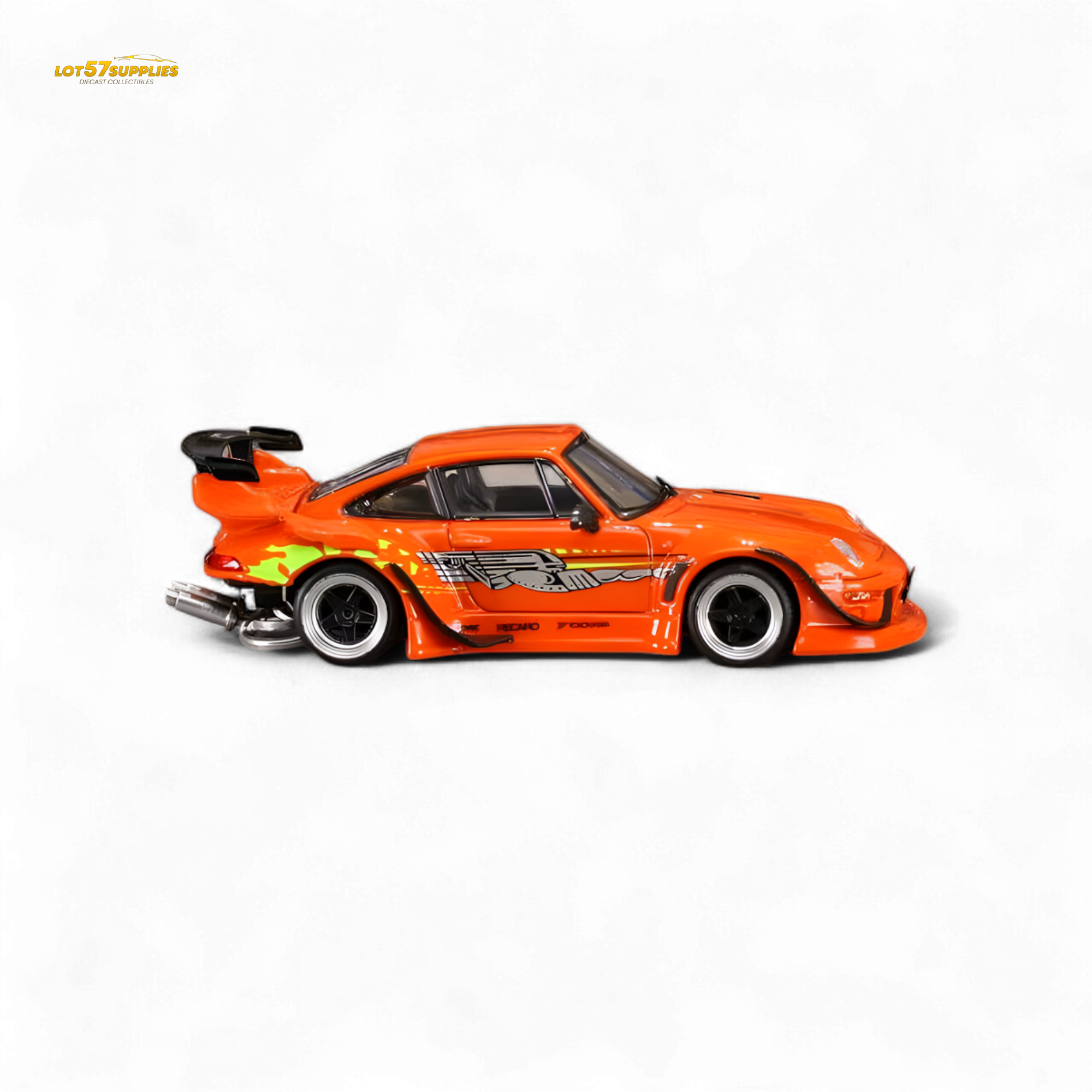 SW RWB 993 Orange Speed and Furious - Low Tail - Orange 1:64