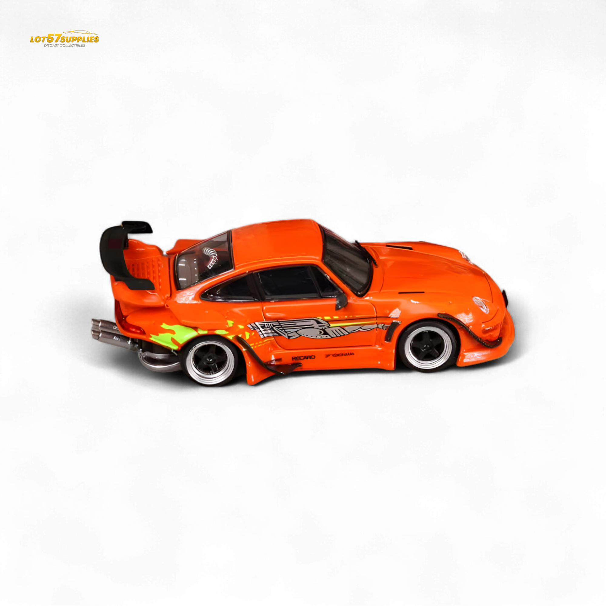 SW RWB 993 Orange Speed and Furious - Low Tail - Orange 1:64