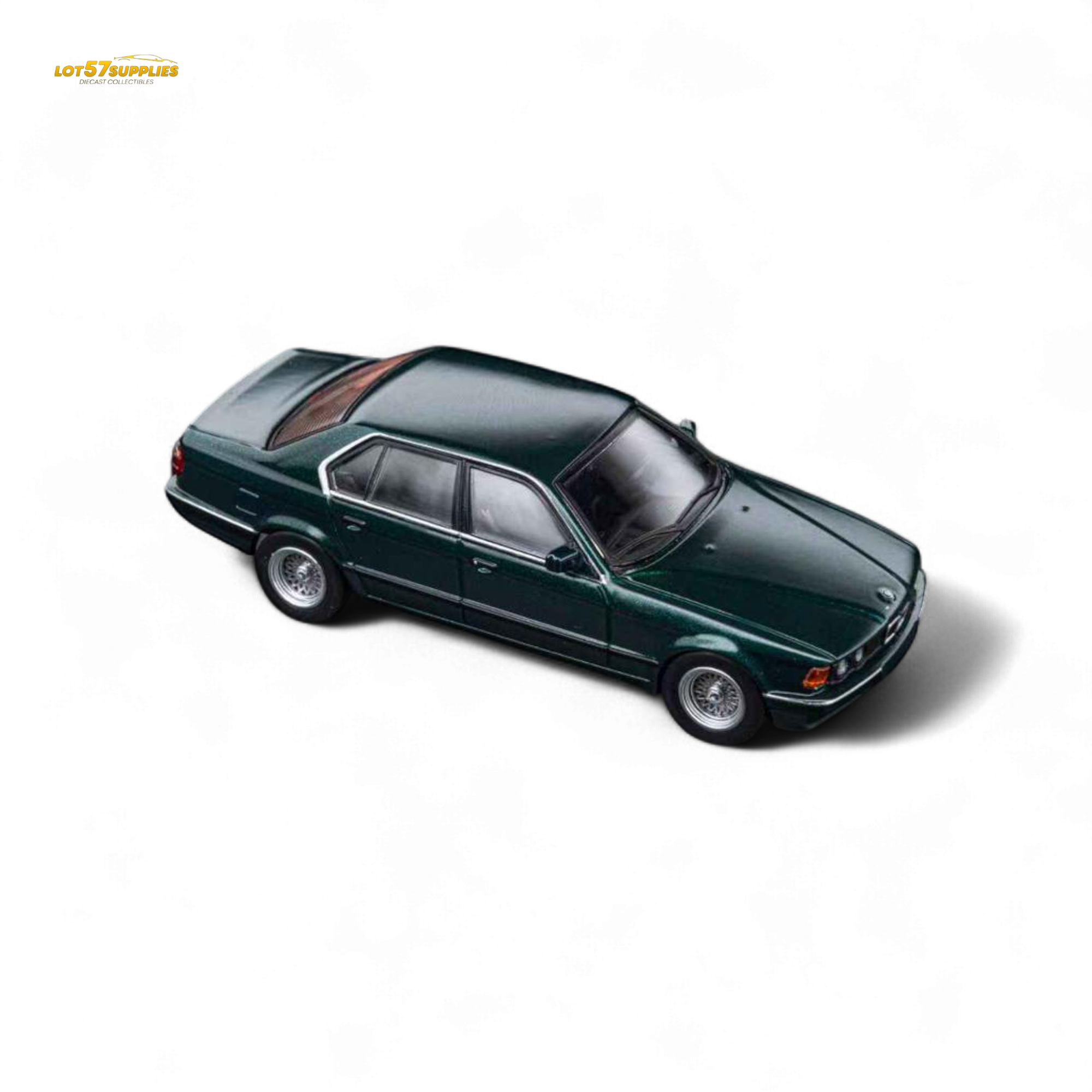 (Pre-Order) DCM BMW E32 7-Series Sedan - Oxford Metallic Green 1:64
