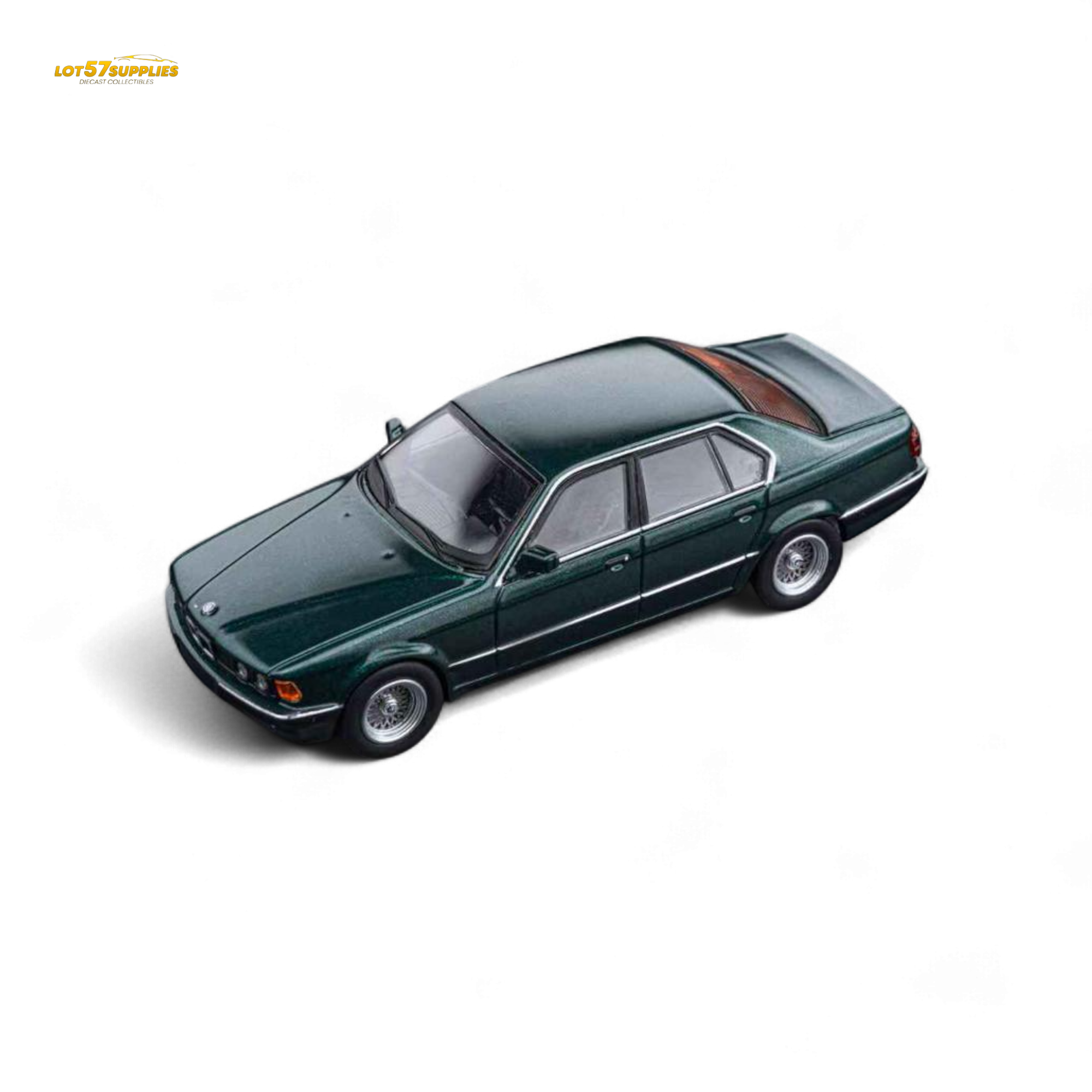 (Pre-Order) DCM BMW E32 7-Series Sedan - Oxford Metallic Green 1:64 Main image