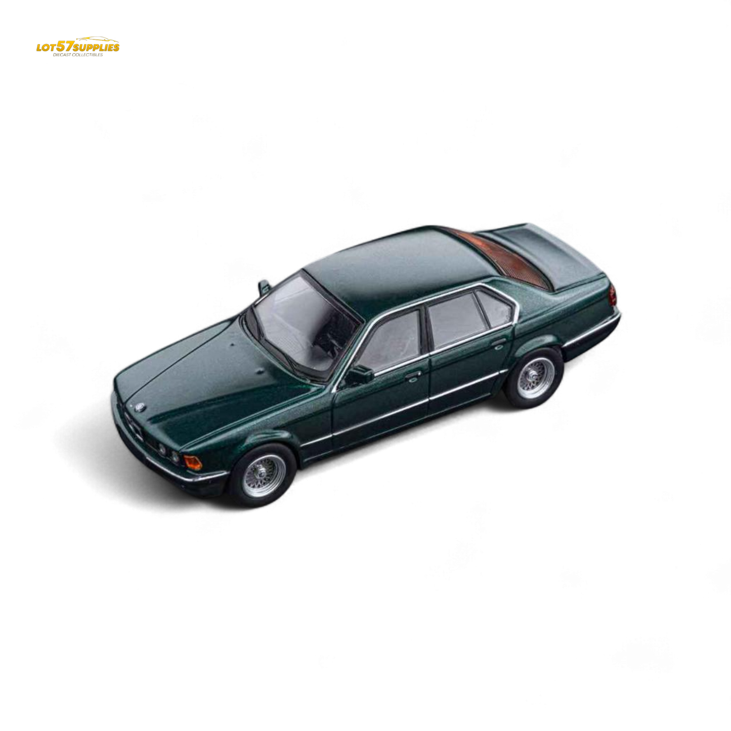 (Pre-Order) DCM BMW E32 7-Series Sedan - Oxford Metallic Green 1:64