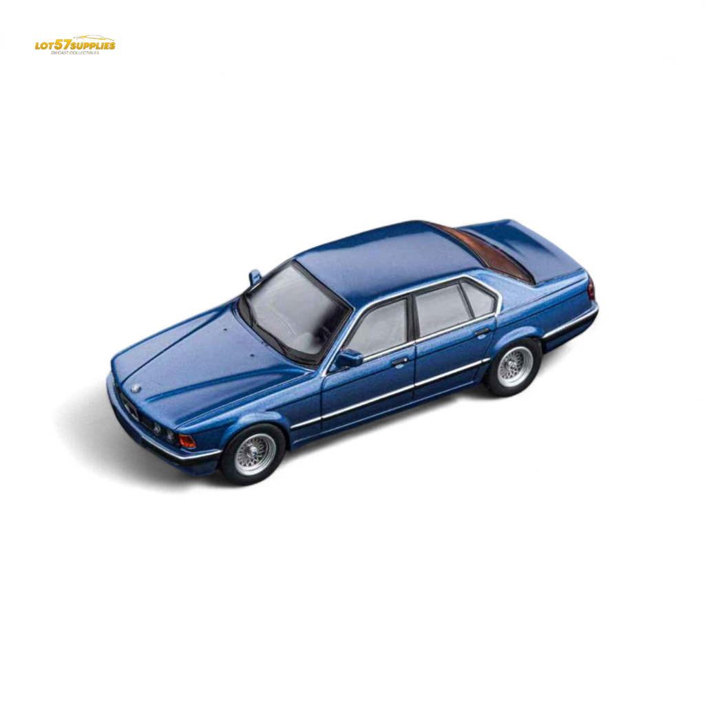 (Pre-Order) DCM BMW E32 7-Series Sedan - Alpina Blue 1:64