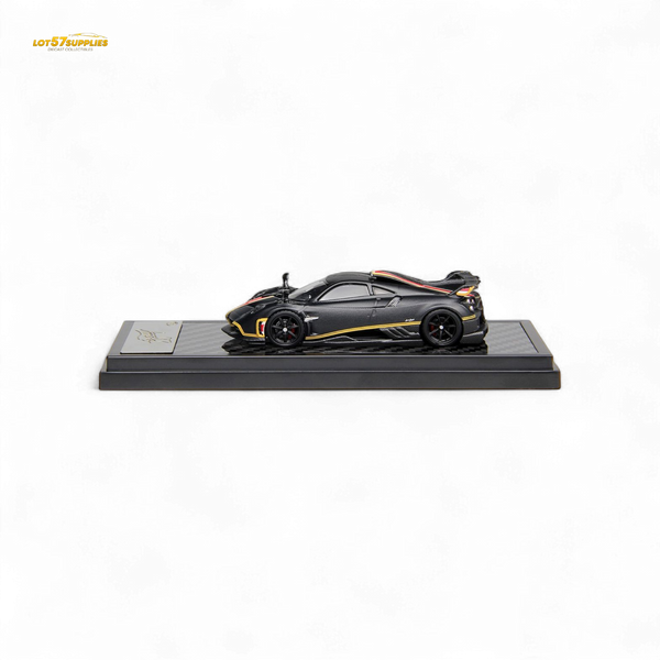 (Pre-Order) LCD Pagani Imola - Matte Black Carbon 1:64