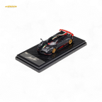 (Pre-Order) LCD Pagani Imola - Matte Black Carbon with Italian Flag 1:64