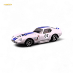Fine Works64 Shelby Daytona - White with Blue Stripes 1:64