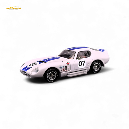 Fine Works64 Shelby Daytona - White with Blue Stripes 1:64