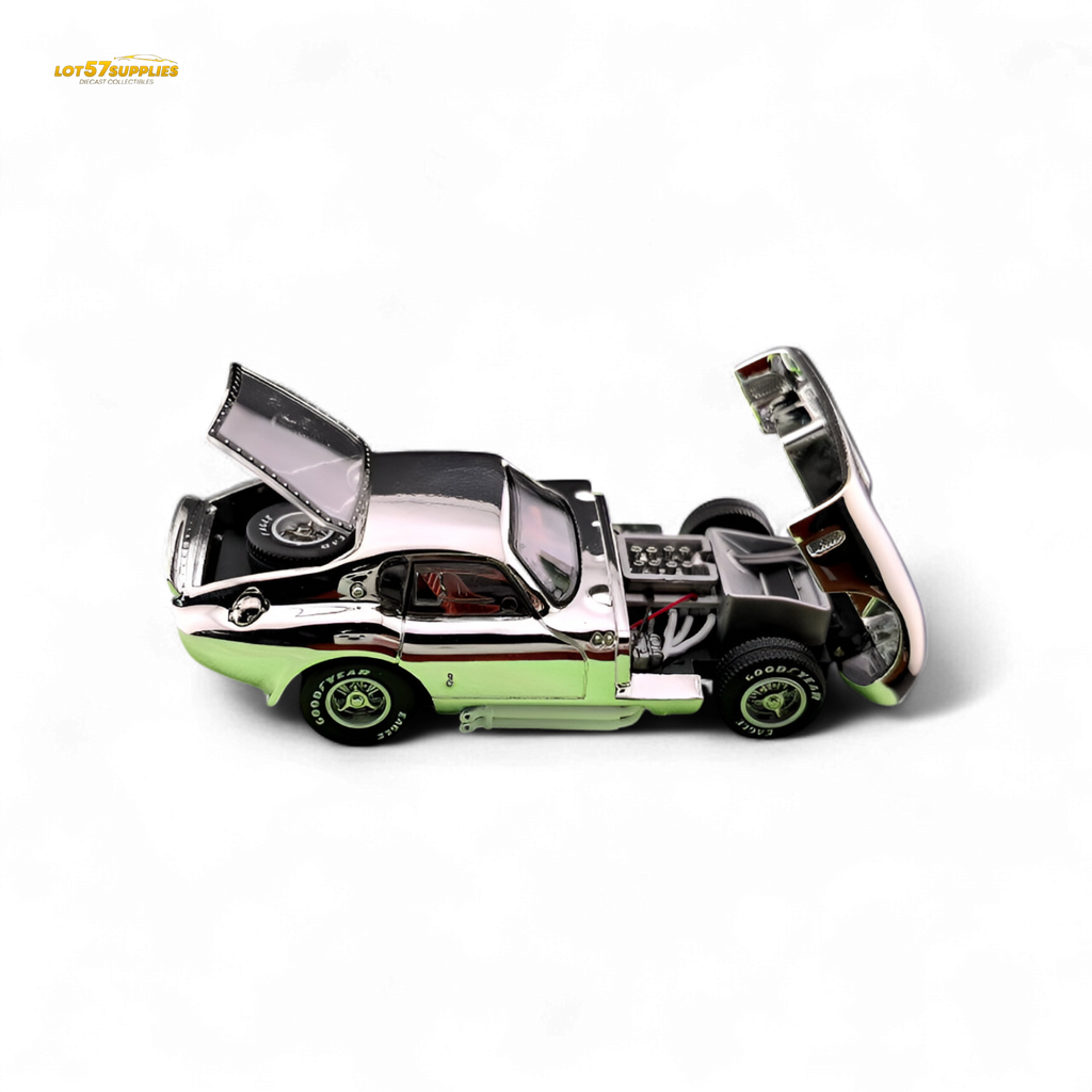 Fine Works64 Shelby Daytona - Chrome Silver 1:64