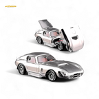 Fine Works64 Shelby Daytona - Chrome Silver 1:64
