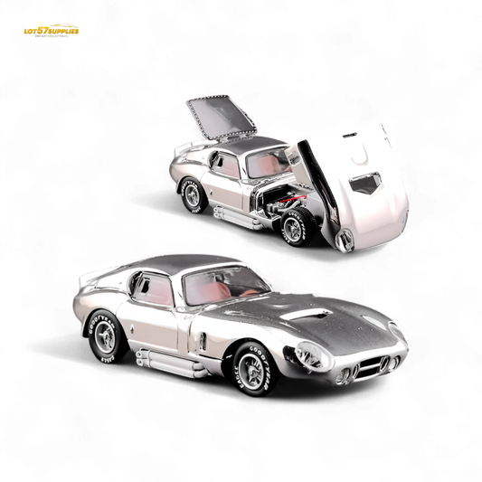 Fine Works64 Shelby Daytona - Chrome Silver 1:64
