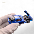 Fine Works64 Shelby Daytona - Blue with White Stripes 1:64