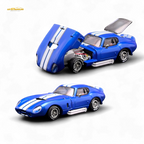 Fine Works64 Shelby Daytona - Blue with White Stripes 1:64