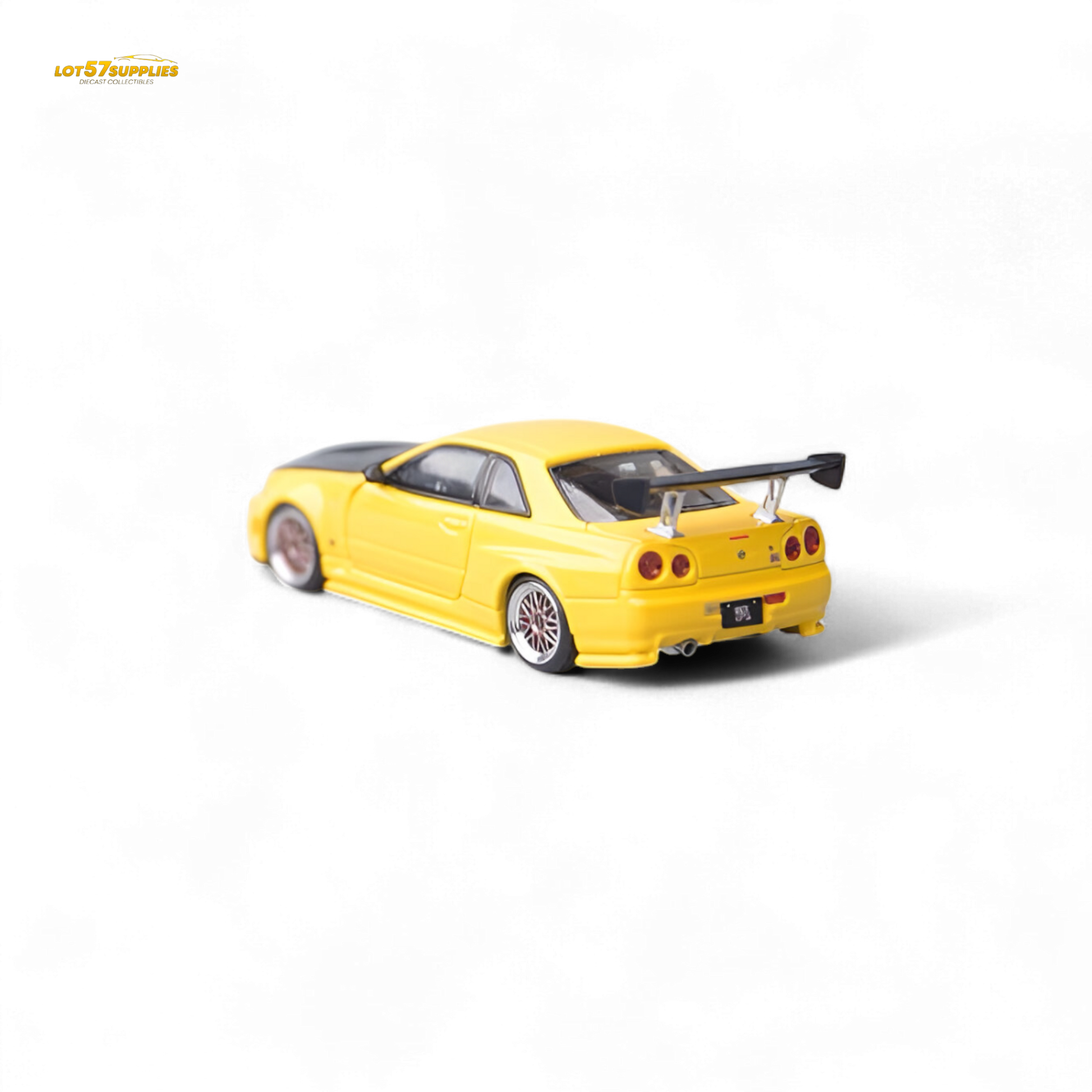 Focal horizon Skyline GT-R R34 Z-Tune Carbon-Hood Version - Yellow 1:64