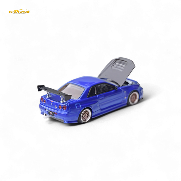 Focal Horizon Skyline GT-R R34 - Bayside Blue 1:64