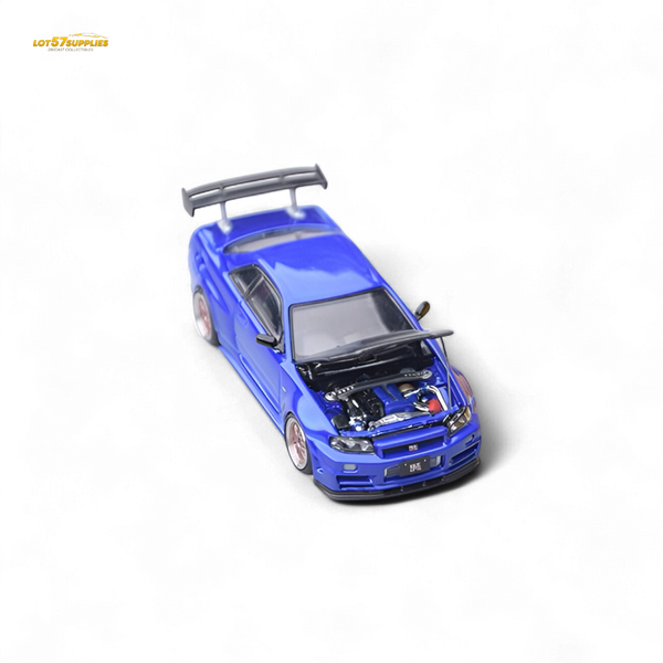 Focal Horizon Skyline GT-R R34 - Bayside Blue 1:64