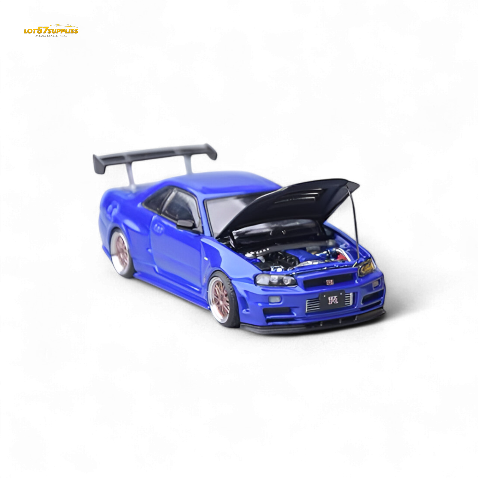 Focal Horizon Skyline GT-R R34 - Bayside Blue 1:64 Main image