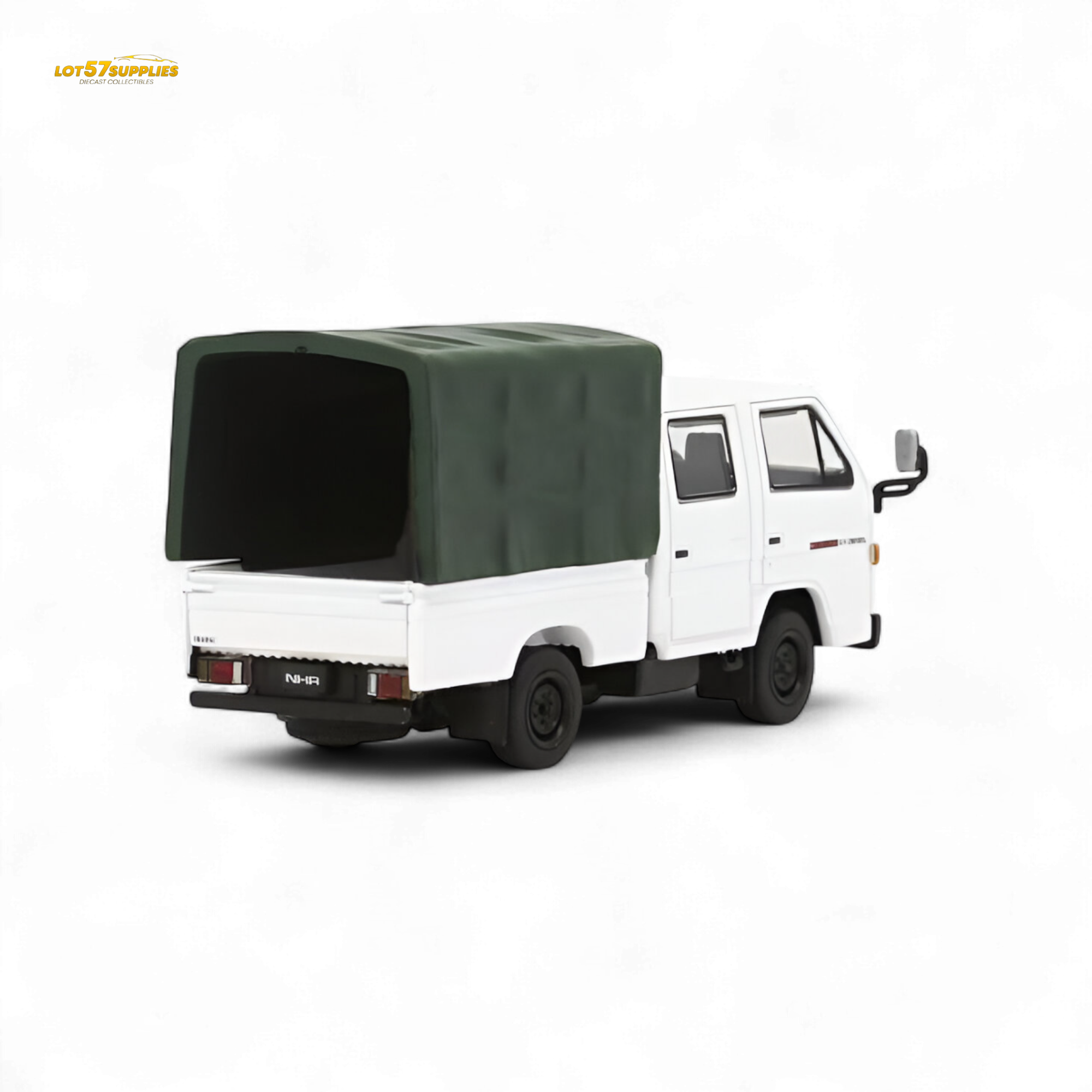 Model 1 Isuzu Covered Truck - White 1:64
