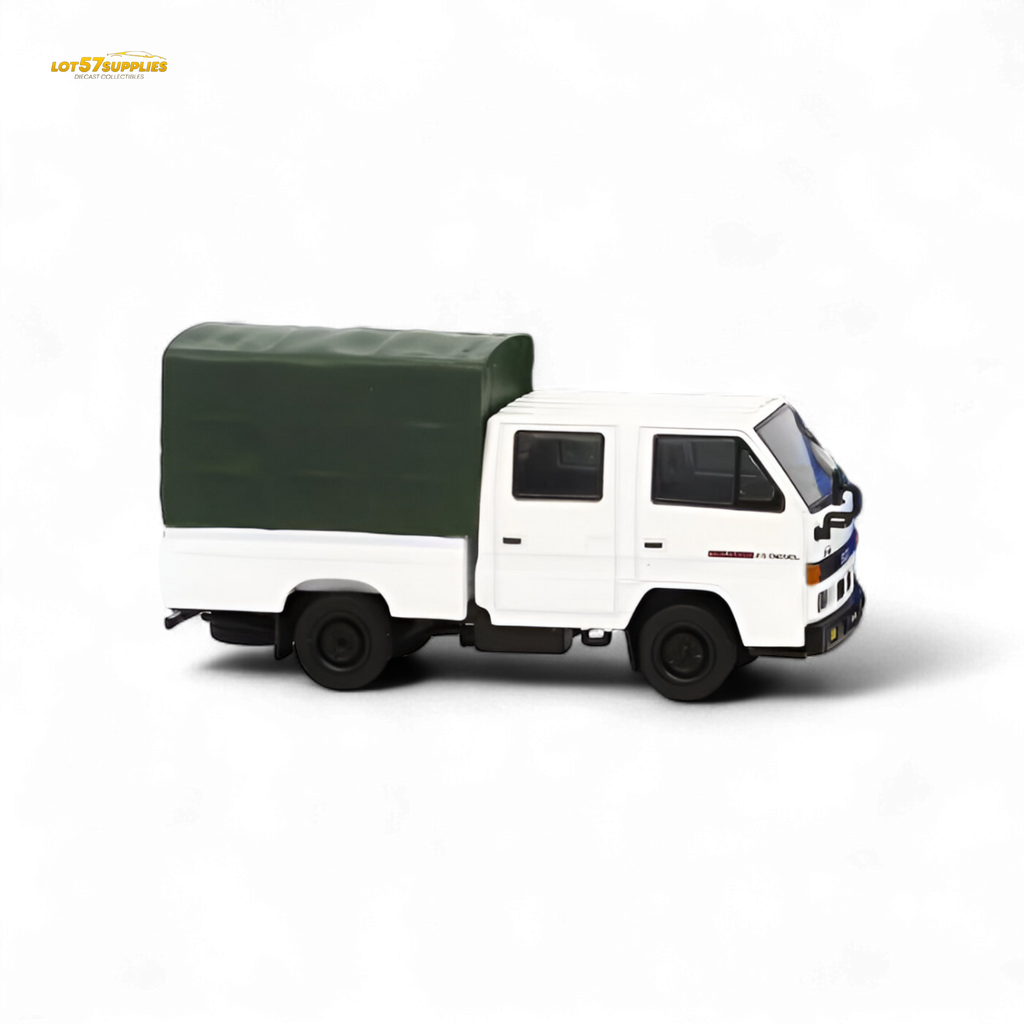 Model 1 Isuzu Covered Truck - White 1:64