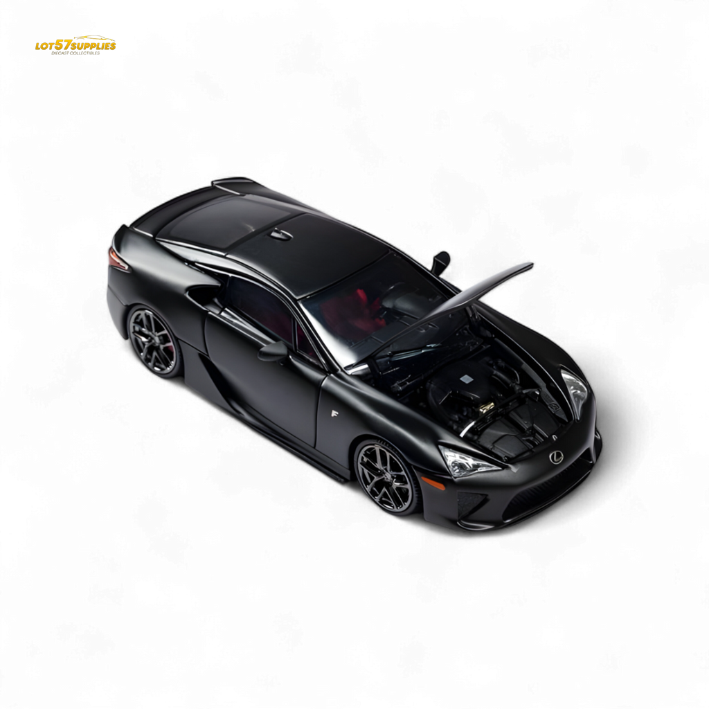 (Pre-Order) Model One Lexus LFA - Matt Black 1:64