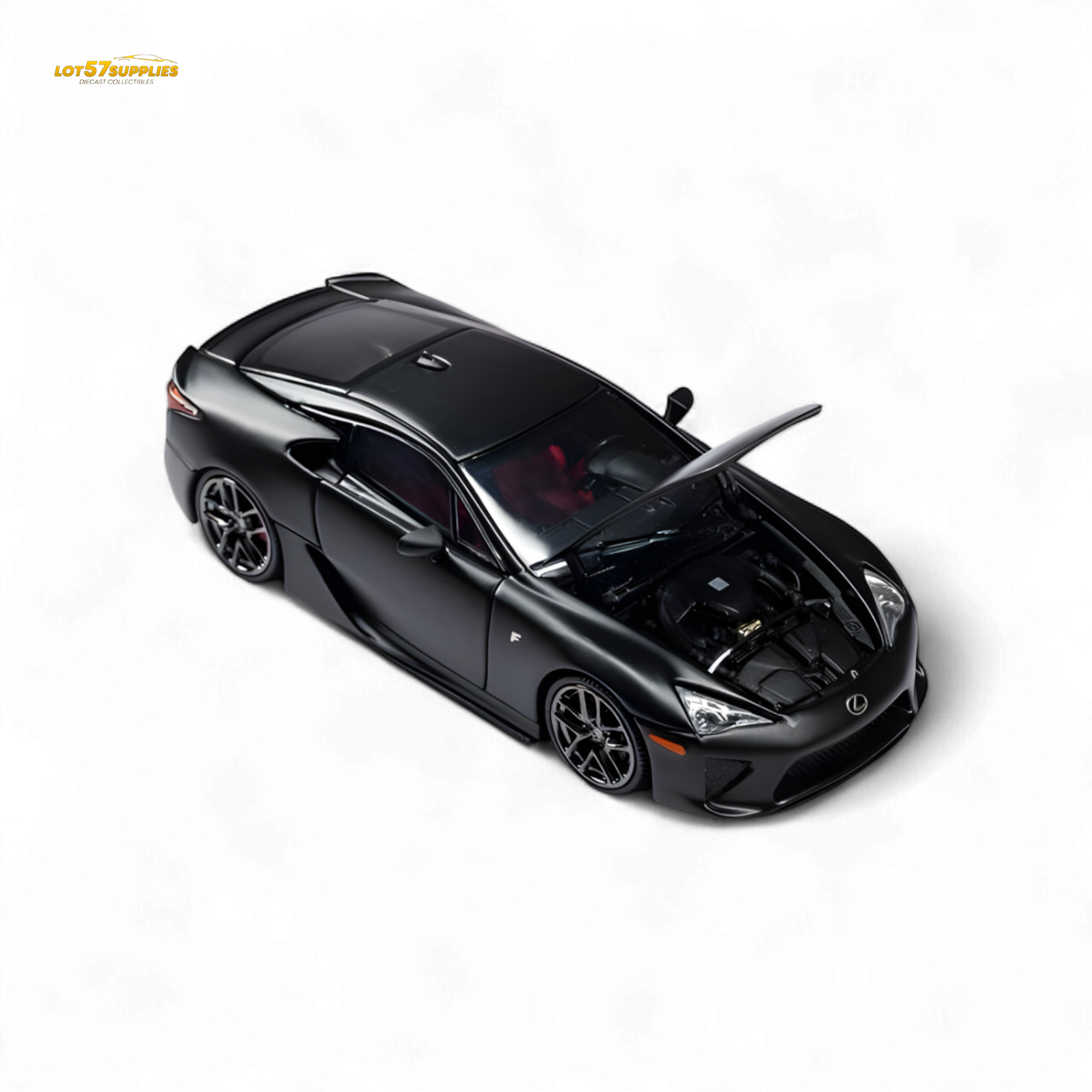 (Pre-Order) Model One Lexus LFA - Matt Black 1:64