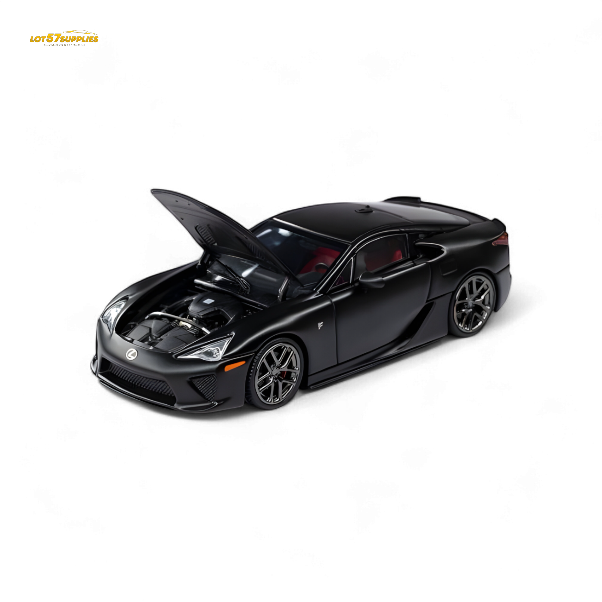 (Pre-Order) Model One Lexus LFA - Matt Black 1:64