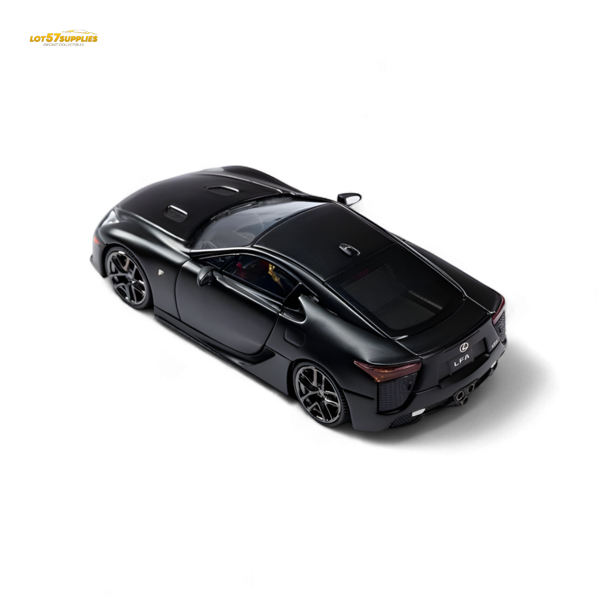 (Pre-Order) Model One Lexus LFA - Matt Black 1:64