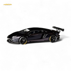 King Model Lamborghini Aventador LP700-4 LB 1.0 Purple Carbon Fiber 1:64