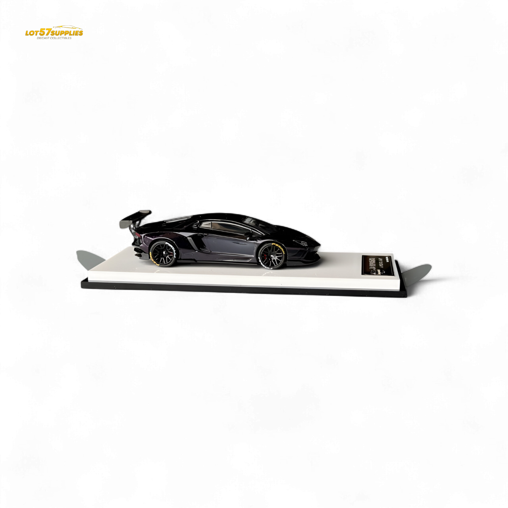 King Model Lamborghini Aventador LP700-4 LB 1.0 Purple Carbon Fiber 1:64