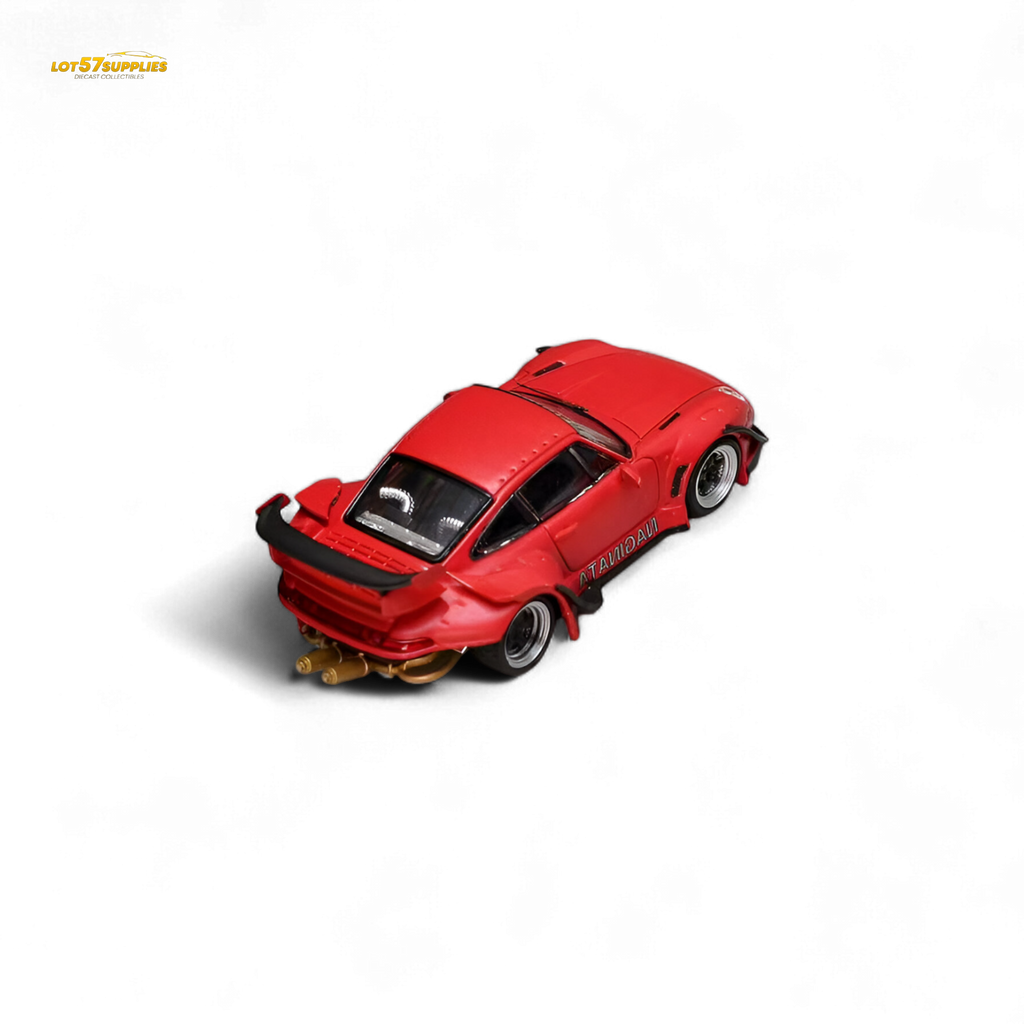 (Pre-Order) Street Weapon RWB 993 Naginata - Red Livery - Low Wing 1:64