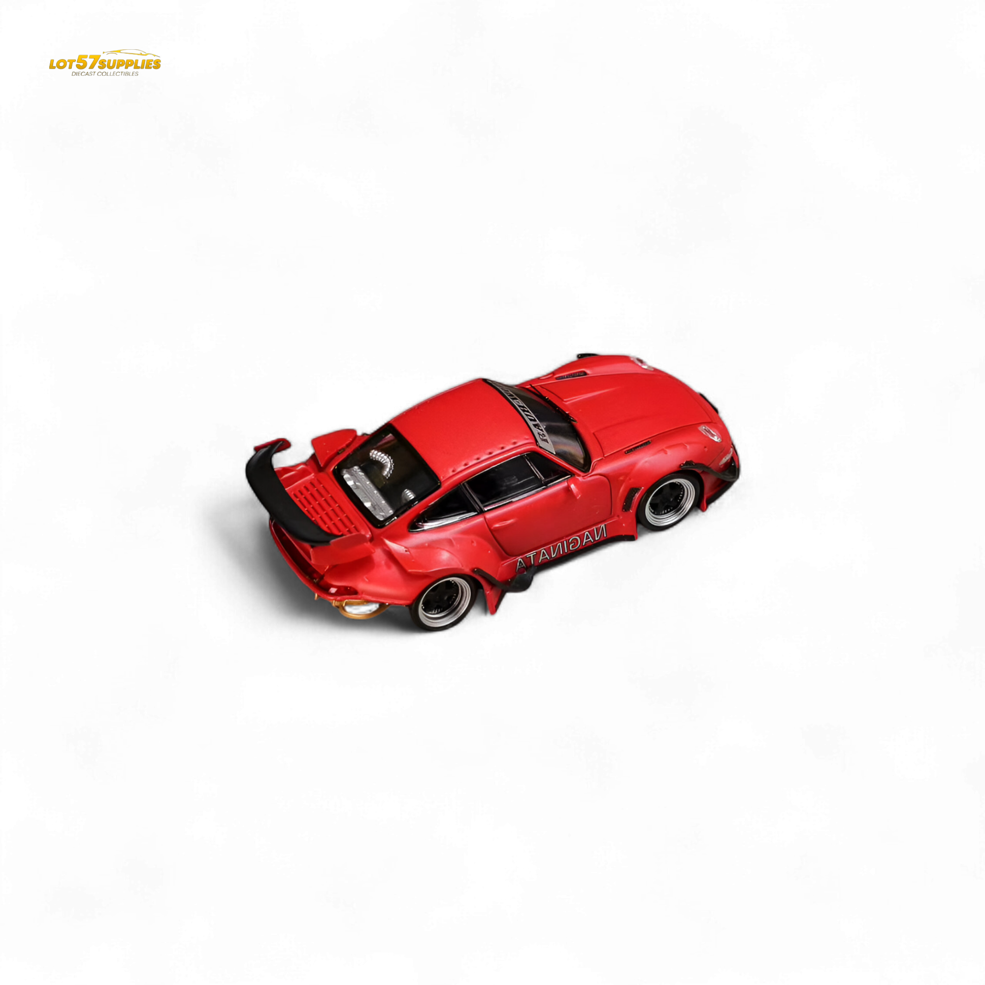 (Pre-Order) Street Weapon RWB 993 Naginata - Red Livery - Low Wing 1:64