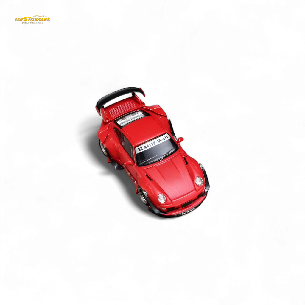 (Pre-Order) Street Weapon RWB 993 Naginata - Red Livery - Low Wing 1:64