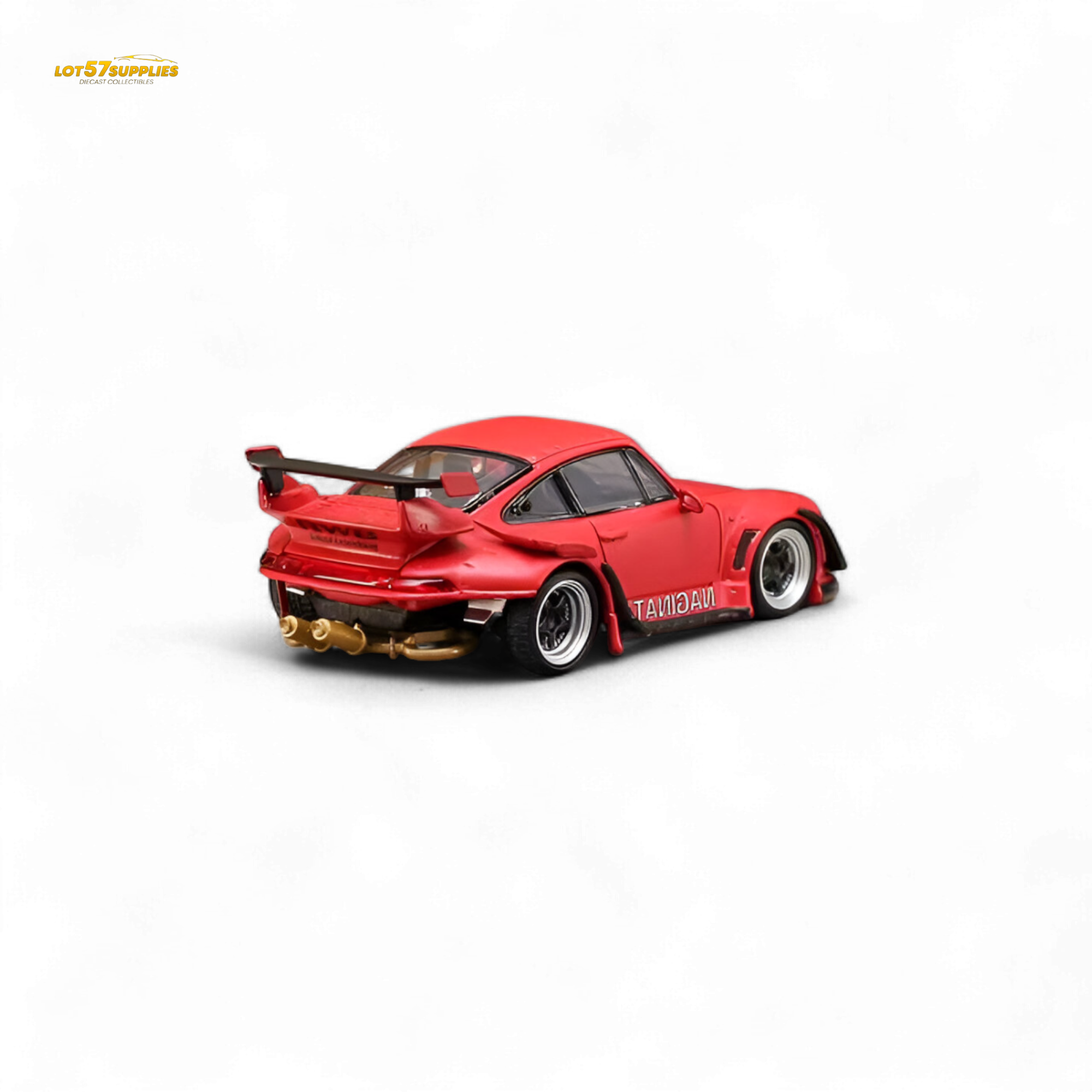 (Pre-Order) Street Weapon RWB 993 Naginata - Red Livery - Low Wing 1:64