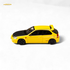 (Pre-Order) Hobby Japan Honda CIVIC (EK9) - Yellow 1:64