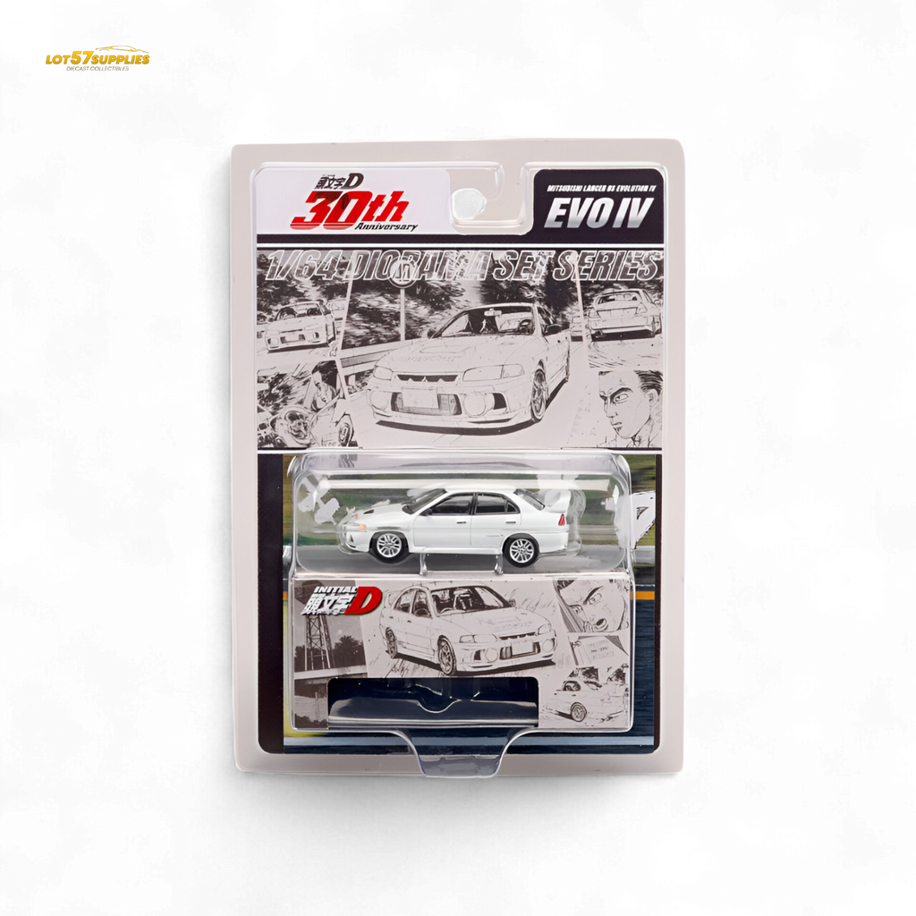 (Pre-Order) Hobby Japan Mitsubishi Lancer RS Evolution IV - White 1:64