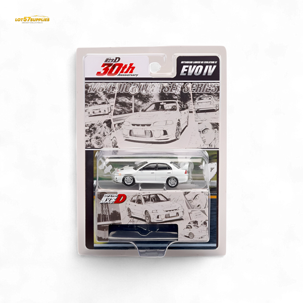 (Pre-Order) Hobby Japan Mitsubishi Lancer RS Evolution IV - White 1:64