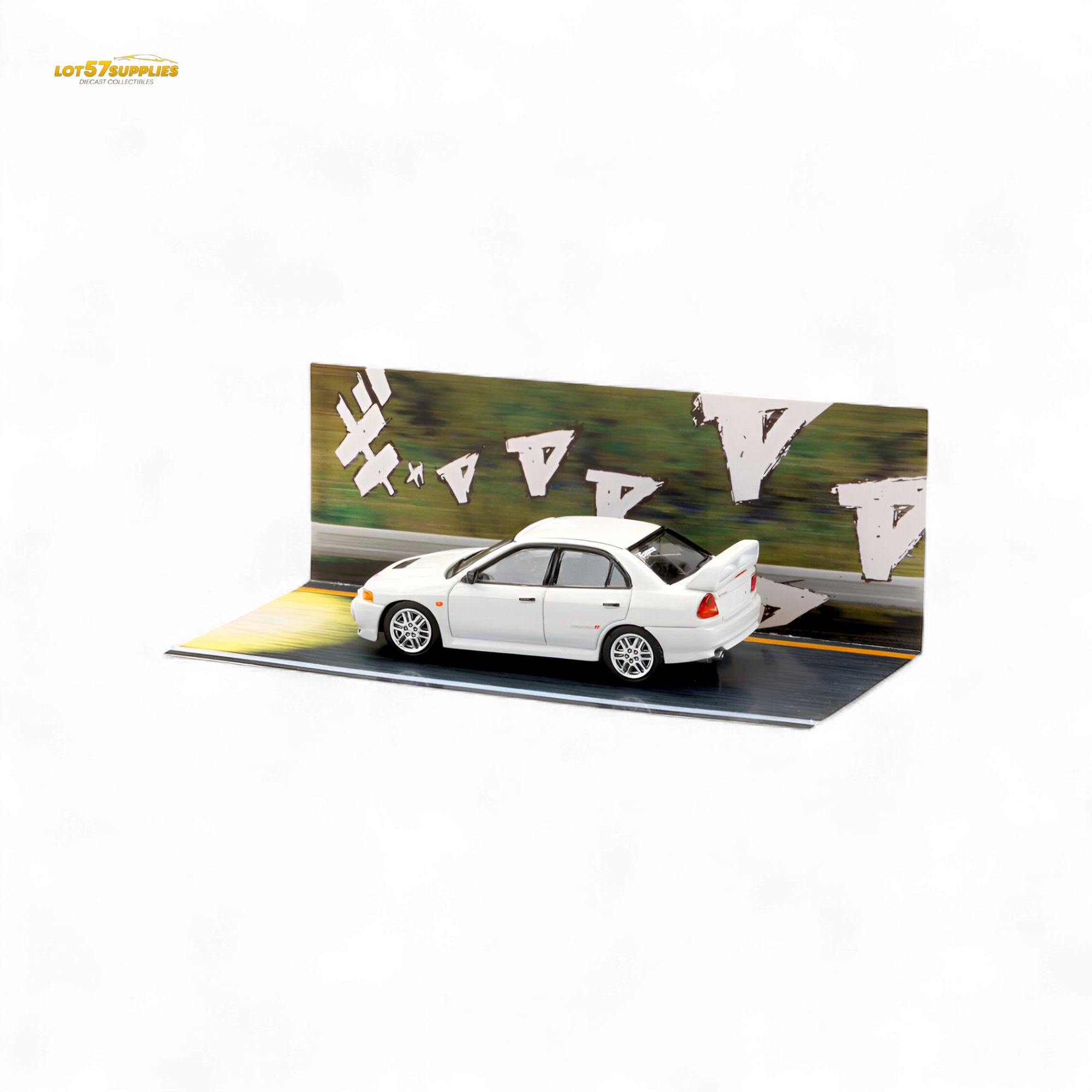 (Pre-Order) Hobby Japan Mitsubishi Lancer RS Evolution IV - White 1:64