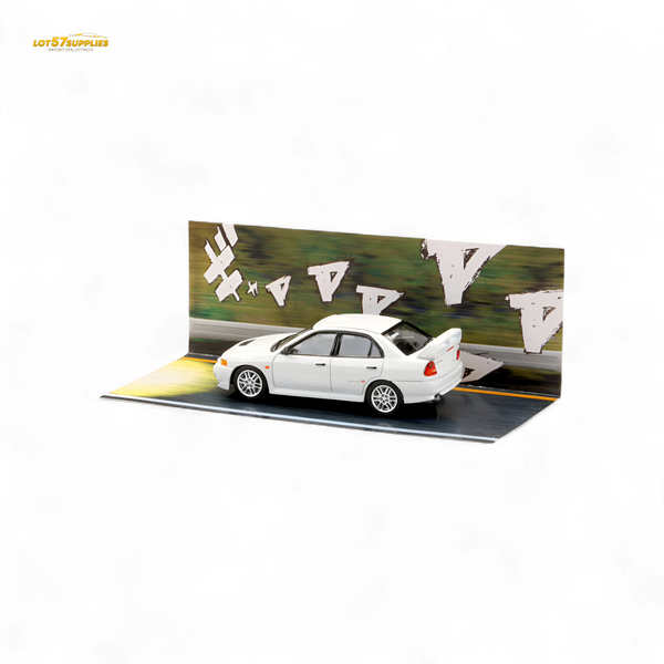 (Pre-Order) Hobby Japan Mitsubishi Lancer RS Evolution IV - White 1:64