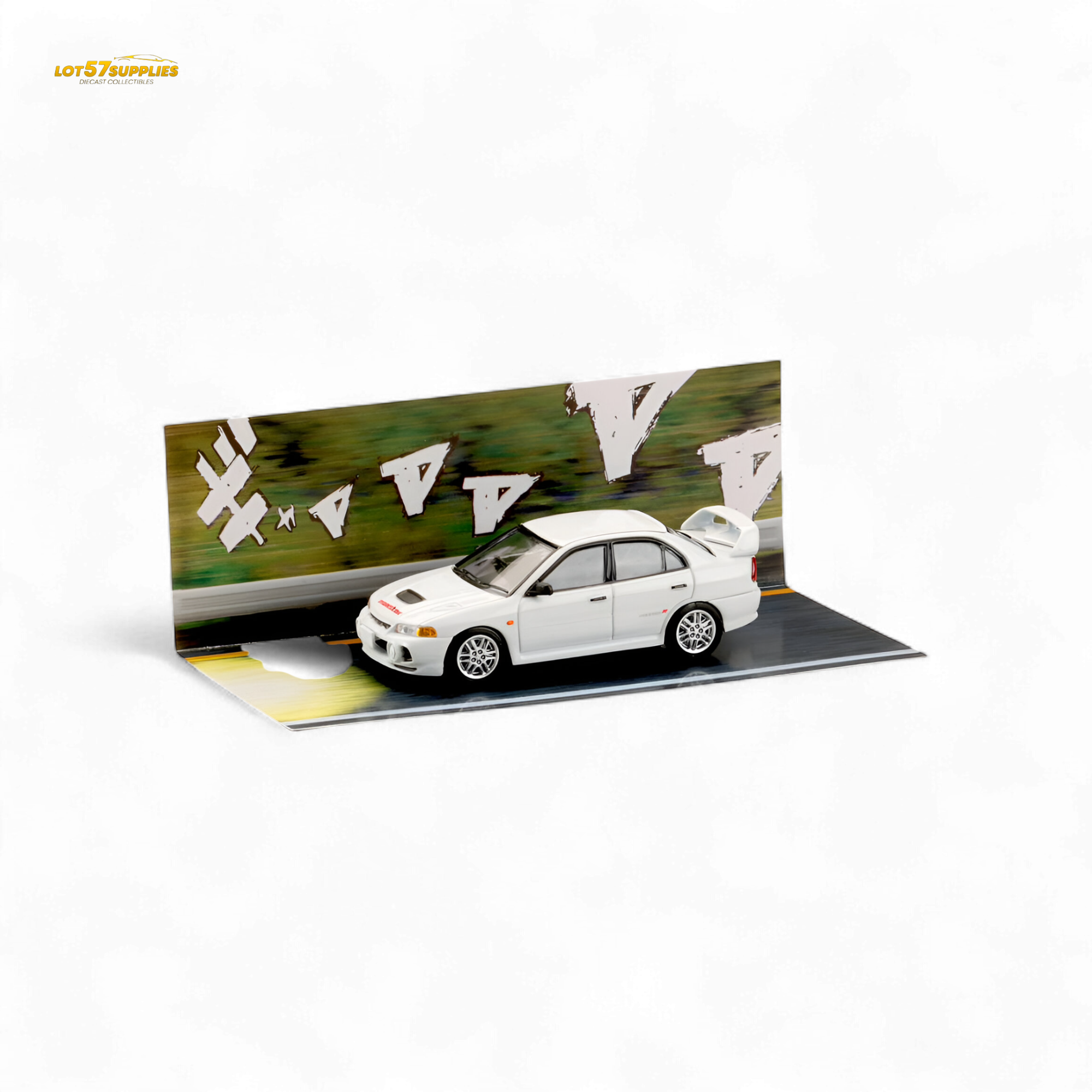 (Pre-Order) Hobby Japan Mitsubishi Lancer RS Evolution IV - White 1:64