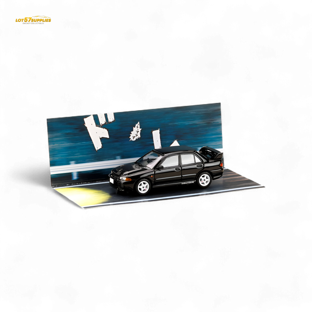 (Pre-Order) Hobby Japan Mitsubishi Lancer RS Evolution III - Black 1:64