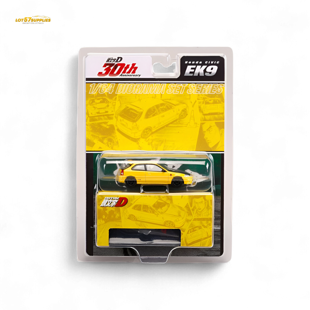 (Pre-Order) Hobby Japan Honda CIVIC (EK9) - Yellow 1:64