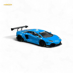(Pre-Order) Pgm Lamborghini LP700-4 - BB Blue Luxury Version 1:64