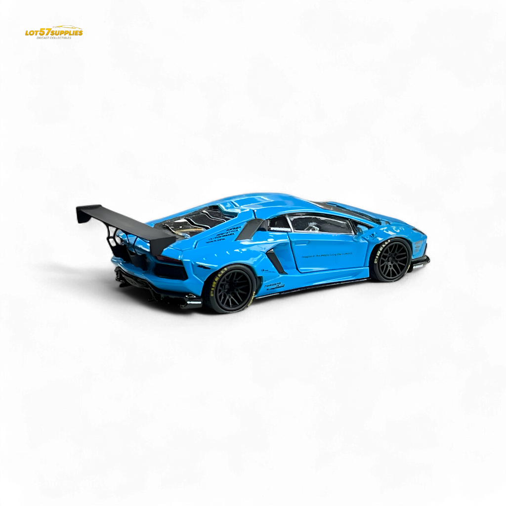 (Pre-Order) Pgm Lamborghini LP700-4 - BB Blue Luxury Version 1:64