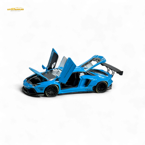 (Pre-Order) Pgm Lamborghini LP700-4 - BB Blue Luxury Version 1:64