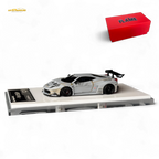 Flame Supercar LB458GT LB Wide-Body - Matte Grey 1:64 Resin