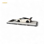 Flame Supercar LB458GT LB Wide-Body - White 1:64 Resin