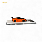 Flame Supercar LB458GT LB Wide-Body - Pearl Orange 1:64 Resin